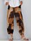 Casual Geometric Shift Pants