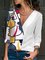Long Sleeve Casual Shift Cotton-Blend Shirts & Tops