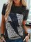 Casual Leopard Short Sleeve Shirts & Tops