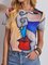 Abstract Short Sleeve T-shirt