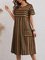 Short Sleeve Printed Casual Dresses
