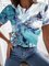 Crew Neck Short Sleeve Cotton-Blend Casual T-Shirts