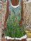 Floral Crew Neck Sleeveless Dresses