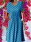 Short Sleeve Printed Casual Dresses