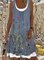 Printed Sleeveless Crew Neck Dresses