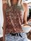JFN Crew Neck Tribal Casual Tank Top