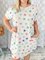 Casual Crew Neck Short Sleeve Printed Dresses