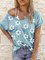 Women's T-shirts Floral Loose T-shirt