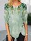 Printed Scoop Neckline Casual Cotton-Blend Tunic Shirts & Tops