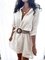 Casual Holiday Solid Color Long Sleeve Mini Dresses