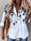 JFN Collar Floral Ombre Daily Shirt