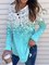 JFN Asymmetrical Cowl Neck Floral T-Shirt/Tee
