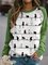 Casual Color-Block Crew Neck Sweatshirt