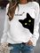Animal Cat Printed Long Sleeve Crew Neck Casual Sweatshirt