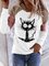 Sleeve Splicing Long Sleeve Hooded Casual Shirts & Tops
