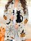 Halloween theme holiday printed cardigan women's sweater