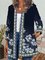 Floral Print Cotton Blends Outerwear