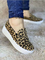 Casual Simple Leopard Print Flat Shoes