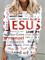 Autumn Letter Print Casual Shirts & Tops