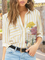 Sweet Vintage Boho Casual Floral Shirts & Tops
