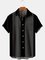 Colorblock Work Shirt Collar Shirts & Tops