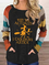 Halloween Yes I Can Drive Stick Casual Letter Scoop Neckline Shirts & Tops