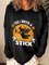 Halloween Yes I Can Drive Stick Sweatshirt Casual Letter Hooded Sweatshirt