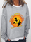 Halloween Yes I Can Drive Stick Sweatshirt Casual Regular Fit Letter Sweatshirt