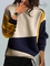 Cotton Blends Casual Geometric Pattern Sweatshirts