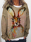 Fake Two Pieces Casual Animal Loosen Tops