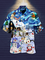Short Sleeve Christmas Shirt Collar Shirts & Tops