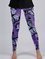 Butterfly Skinny Elastic Waist Printed Pants