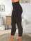 Elastic waist Vintage Floral Printed Skinny Pants