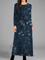 Crew Neck Regular Fit Cotton Blends Knitting Dress