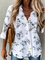 Floral Cotton Blends Shirts & Tops
