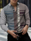 Casual Geometric Long Sleeve Polos