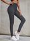 Black and white mesh skinny high-waisted leggings
