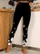 Casual Floral Cotton Blends Pants