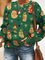 Christmas Cartoon Crew Neck Casual Sweatshirt