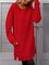 Solid Cotton Blends Vintage Dresses