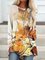 Leaves Casual Cotton Blends Shirts & Tops