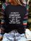 Loosen Simple Letter Shirts & Tops