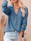 Long Sleeve Shirt Collar Simple Shirts & Tops