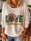 Letter Crew Neck Shirts & Tops