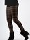 Skinny Vintage Checked/Plaid Printed Elastic Waist Pants
