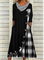 JFN
cowl neckline Geometric Casual Midi Dresses