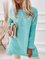 Holiday Daily Round Neck Long Sleeve Solid Sweater