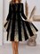 Elegant Loosen Tie Dye Dress