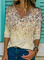 Loosen Casual Geometric Shirts & Tops