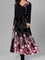 Floral Casual Slim Fit Knitting Dress